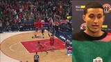 Kyle Kuzma on DeMar DeRozan:“Brad hit me on a play and Shit happens.DeMar told me to hold my beer.”