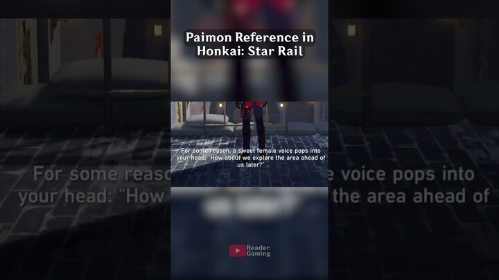Paimon Reference in Honkai: Star Rail! ✨ #shorts #genshinimpact #honkaistarrail