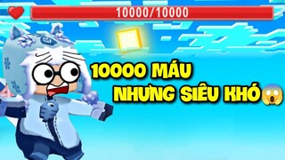 MEOWPEO CÓ 10000 MÁU NHƯNG MAP NÀY CÒN KHÓ HƠN MAP 1 MÁU TRONG MINI WORLD PARKOUR MINI GAME