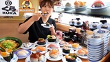 Ep.7 🇯🇵 일본에서 100엔대 가성비 좋고 퀄리티도 좋은 회전초밥 쿠라스시 먹방 | KURA Sushi Mukbang
