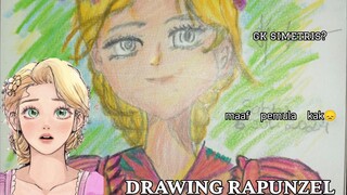 Drawing Rapunzel 🌷❤