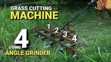 I Turn 4 Angle Grinder into Powerful Brush Cutter Machine  |  Wolangqueen Tv