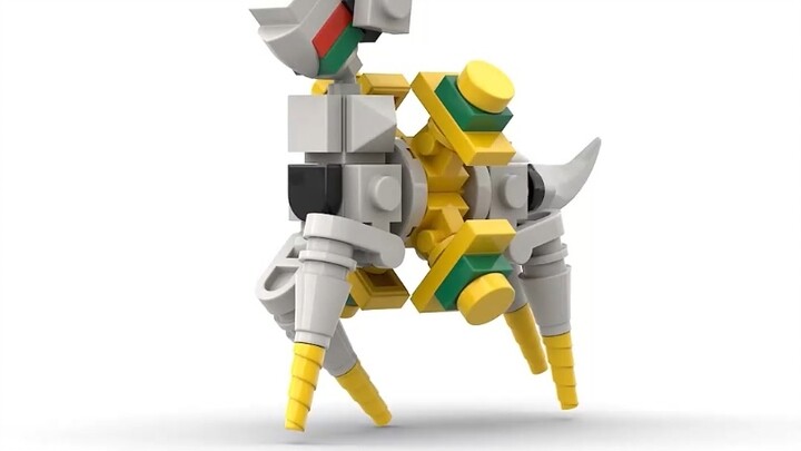 LEGO Bricks Moc โปเกมอน Arceus Creative Building