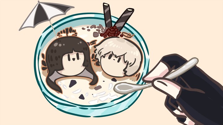 [ลายมือ Arknights] เร่งทำไอศกรีมพี่ชายและน้องสาว