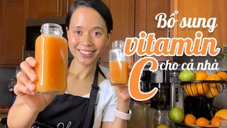 [HỌC LÀM NƯỚC ÉP] NƯỚC ÉP BỔ SUNG VITAMIN C TĂNG CƯỜNG SỨC ĐỀ KHÁNG CHO CẢ NHÀ