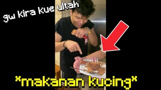 Gw Di PRANK TEMEN GW DIKASI MAKANAN KUCING DAN SEMUA BAJU GW DIMASUKIN KOLAM RENANG (SURPRISE ULTAH)