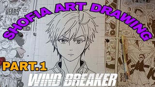 DRAWING ANIME WIND BREAKER part.1