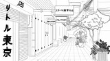 Part 1 | Monochrome [Basic] ~ Little Tokyo Drawing Timelapse | Anime Background