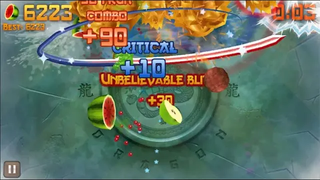 Fruit Ninja ทำลายสถิติโลกสูงสุดในโหมดอาร์เคด 7703