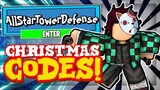 NEW ALL STAR TOWER DEFENSE CODES *☃️ CHRISTMAS UPDATE!* Roblox All Star Tower Defense Codes