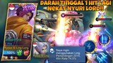 DARAH TINGGAL 1 HIT LAGI NEKAT NYURI LORD!! | TOP GLOBAL LING - Mobile Legends