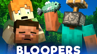 เอาชีวิตรอด BLOOPERS - Alex และ Steve Life (แอนิเมชั่น Minecraft)