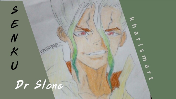 part 2(coloring) Senku - dr stone