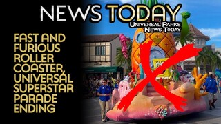 Fast and Furious Roller Coaster, Universal Superstar Parade Ending