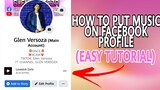 HOW TO PUT MUSIC ON FACEBOOK PROFILE (EASY TUTORIAL)