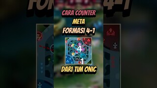 Cara counter formasi 4-1 dari tim onic #mlbb #mlbbcreatorcamp #onic #m5