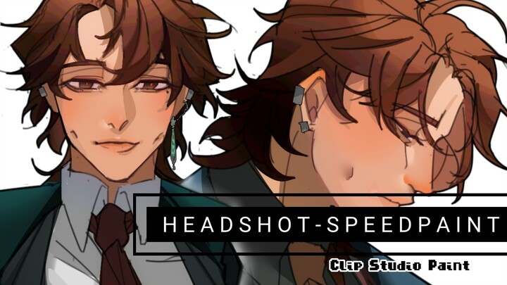 OC Headshot Speedpaint - Harry Potter