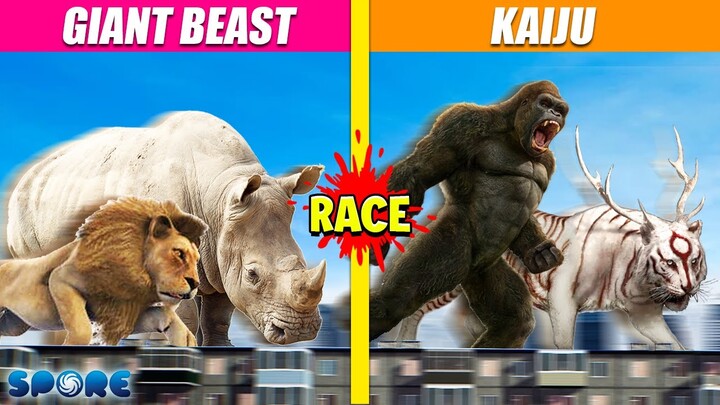 Giant Beast and Kaiju Titanic Race 3 | SPORE