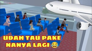 Drama sakura | Pertanyaan random di Pesawat #sakuraschoolsimulator #animasi #gameplay #fyp #shorts