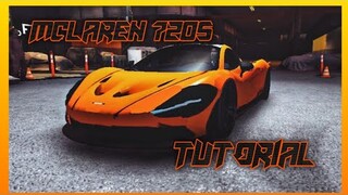 How to make a Mclaren 720s in Car Parking Multiplayer