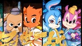 [Legenda Tujuh Pahlawan Kucing Pelangi dan Kelinci Biru] [Hari Jadi Ketujuh Belas·Semua anggota bers
