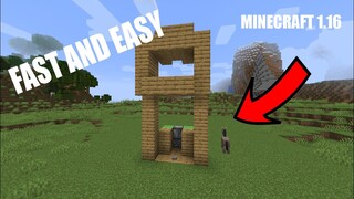 How to Make Elevator in Minecraft 1.17 fast and easy