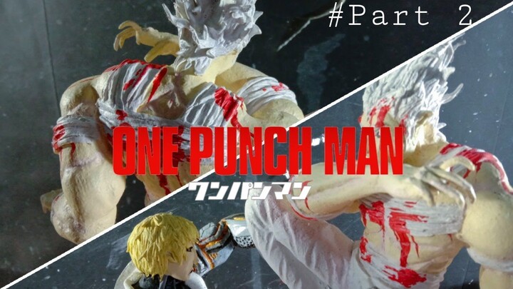 Sculpture Genos Vs Garou | Part 2 | One Punch Man | Tutorial Membuat Action Figure Handmade | Garou