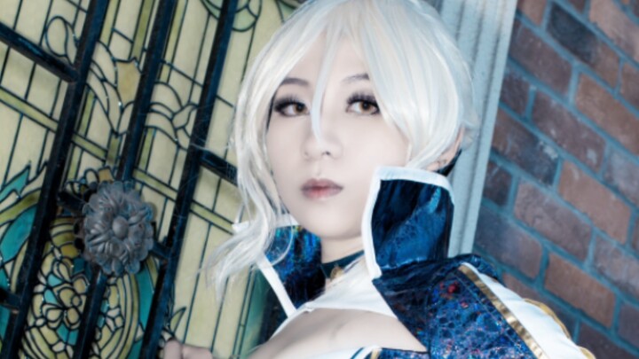 [Qianhe] cos ชุดแข่งปืนทึบสีดำ, การ์ตูนแสดงภาพด้านหลังทิศทางส่วนตัว, Artoria Pendragon cos