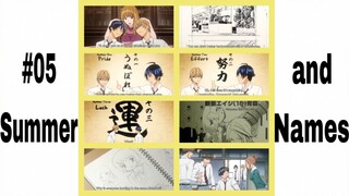 Bakuman! Episode #05: Summer And Names!!! 1080p! Takagi's Love Story Coincidence Or Love Connection!