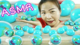 ASMR EATING TROILLI PLANET GUMMI JELLY / เยลลี่ลูกโลก หนึบหนับ นุ่มมาก EATING SHOW