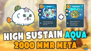 +2000 MMR: ABP - High Sustain AQUA (Swallow + Shipwreck) | AxieClub