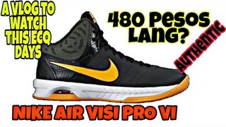 NIKE AIR VISI PRO 6 Basketball 480 Pesos? Stay at home watch my vlog and Injoy!