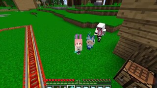 NẾU HEBI SỞ HỮU CON THỎ LÀ THÚ NUÔI BIẾT TIÊU DIỆT QUÁI VẬT TRONG MINECRAFT_THỬ