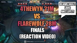 4THEWYN 21M VS FLAREWOLF 28M MAJESTY FINALS REACTION VIDEO MU ORIGIN 2