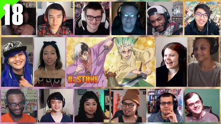 Dr. Stone Season 1 Episode 18 Reaction Mashup | ドクターストーン