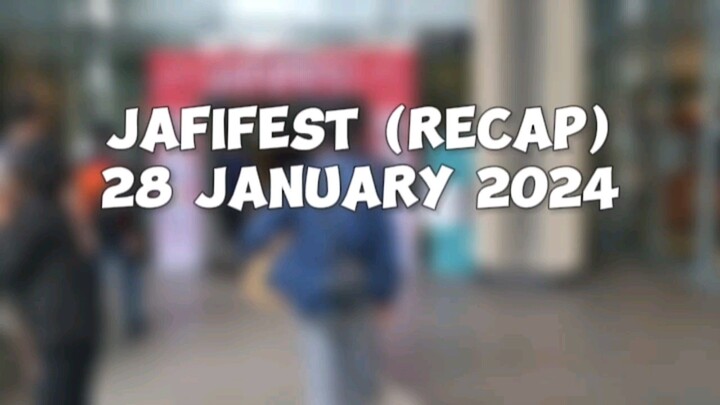 Event cosplay Jafifest 28/1/2024