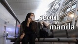 seoul to manila vlog | going to the philippines for the holidays!