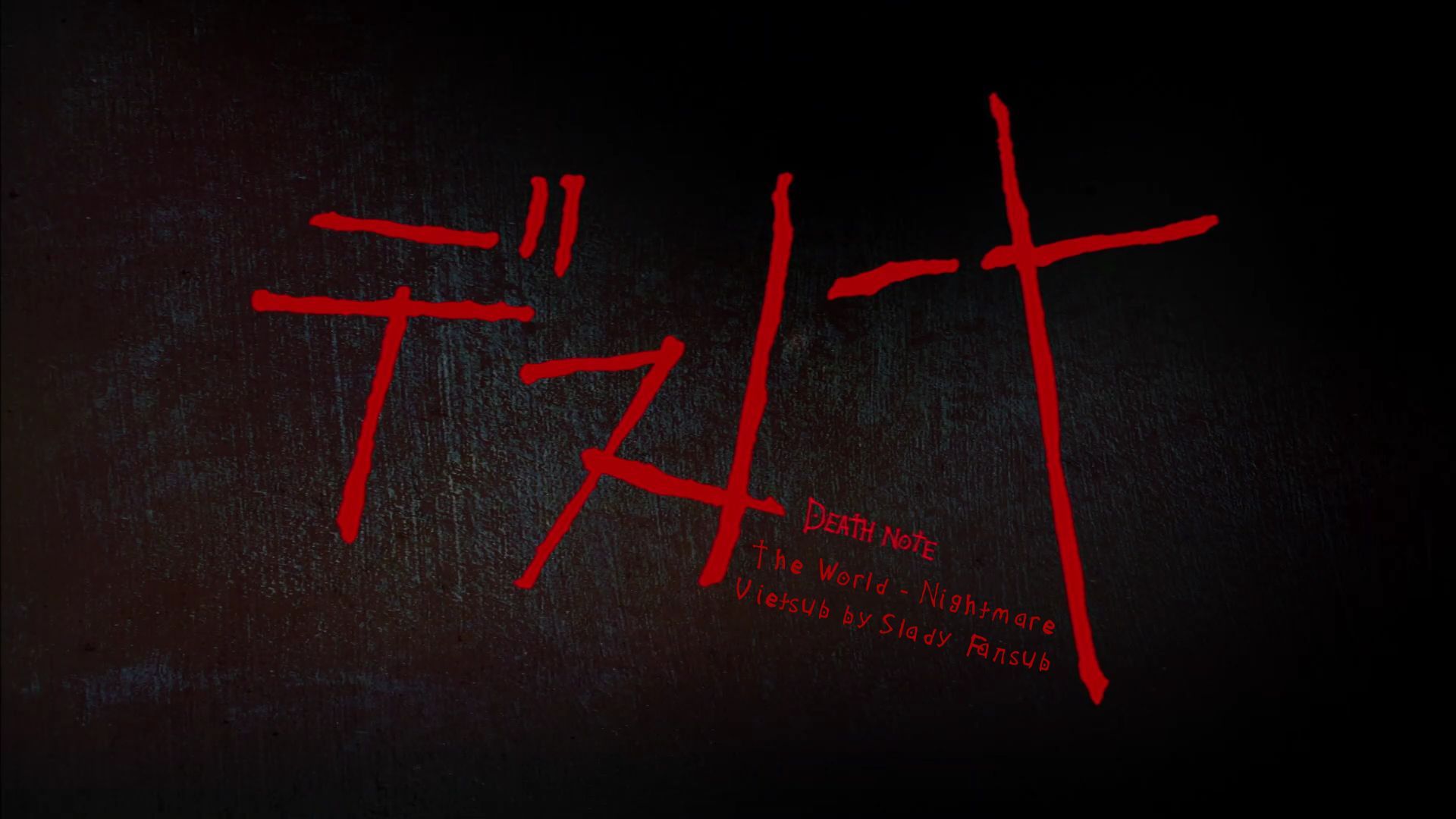 Vietsub] The World - Nightmare (Death Note Opening) - Bilibili