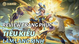 [ Vương Giả Vinh Diệu ] Review trang phục siêu phẩm tân xuân 2023 Tiểu Kiều ( Lâm Lang Sinh )