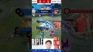 First maniac dari Dee #mplidseason13 #mobilelegends #rebellion #mlbb #mpl