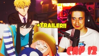 SPY X FAMILY CAP 12 + TRÁILER PARTE 2!!! - MI REACCIÓN!