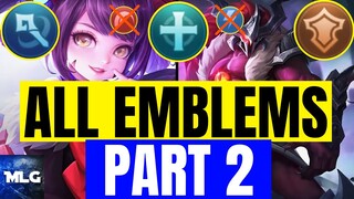 All EMBLEMS explained PT.2 | Mobile Legends