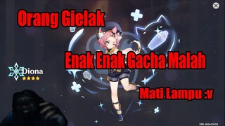 Orang Gielak Enak Enak Gacha Malah Mati Lampu :v