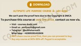 Ultimate Life Purpose Course â€“ Leo Gura