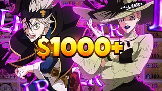 THIS is what My $1000+ 7 Month Account Looks Like! | Black Clover Mobile