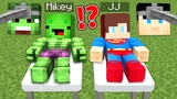 Who Shapeshift Mikey and JJ into Hulk and Superman in Minecraft Challenge (Maizen Mazien Mizen)