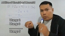 Addition of Binomial to Monomial
