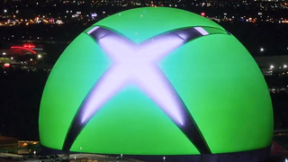 拉斯维加斯巨球第一个广告：微软Xbox，太酷炫了！