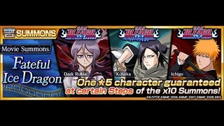ตู้แยกคุซากะที่มาด้วยเดอะมูฟวี่ตัวอื่น จะได้ไหมนะ? : Bleach Brave Soul Fateful Ice Dragon Summons