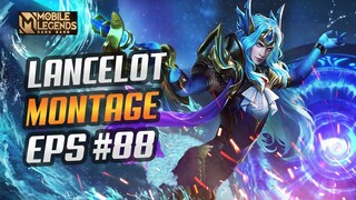 FAST HAND LANCELOT + UNLIMITED SKILL 1 😱😱😱 | LANCELOT MONTAGE #88 | RANK HIGHLIGHTS | MLBB